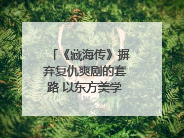 《藏海传》摒弃复仇爽剧的套路 以东方美学书写家国情怀