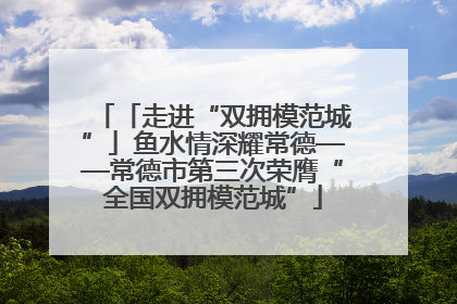 「走进“双拥模范城”」鱼水情深耀常德——常德市第三次荣膺“全国双拥模范城”
