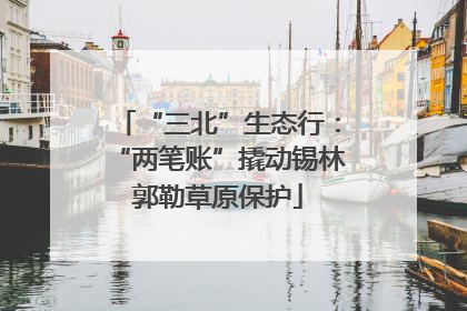 “三北”生态行：“两笔账”撬动锡林郭勒草原保护
