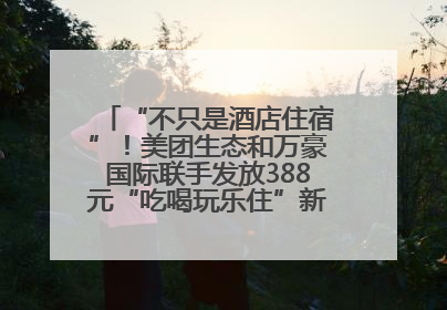 “不只是酒店住宿”！美团生态和万豪国际联手发放388元“吃喝玩乐住”新会员礼包