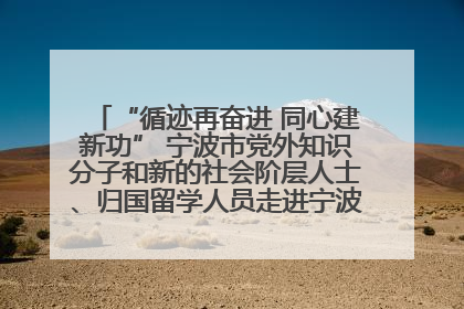 “循迹再奋进 同心建新功” 宁波市党外知识分子和新的社会阶层人士、归国留学人员走进宁波舟山港穿山港区