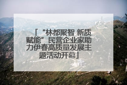 “林都聚智 新质赋能”民营企业家助力伊春高质量发展主题活动开幕