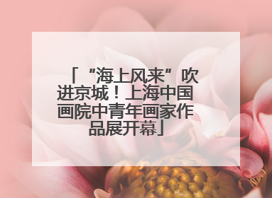 “海上风来”吹进京城！上海中国画院中青年画家作品展开幕