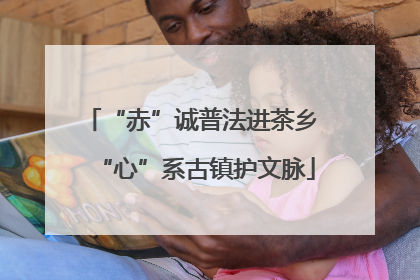 “赤”诚普法进茶乡 “心”系古镇护文脉