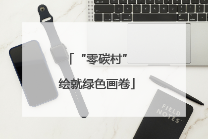 “零碳村” 绘就绿色画卷