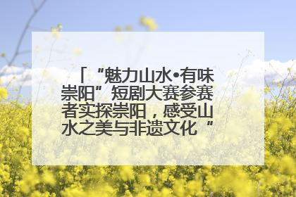 “魅力山水•有味崇阳”短剧大赛参赛者实探崇阳，感受山水之美与非遗文化“提琴戏”魅力