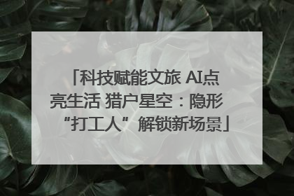 科技赋能文旅 AI点亮生活 猎户星空：隐形“打工人”解锁新场景