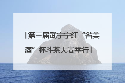 第三届武宁宁红“省美酒”杯斗茶大赛举行