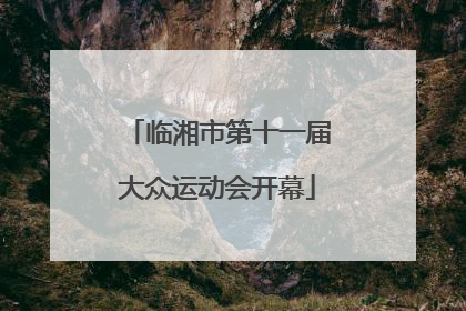 临湘市第十一届大众运动会开幕