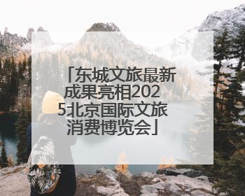 东城文旅最新成果亮相2025北京国际文旅消费博览会