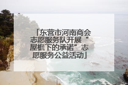 东营市河南商会志愿服务队开展“屋檐下的承诺”志愿服务公益活动