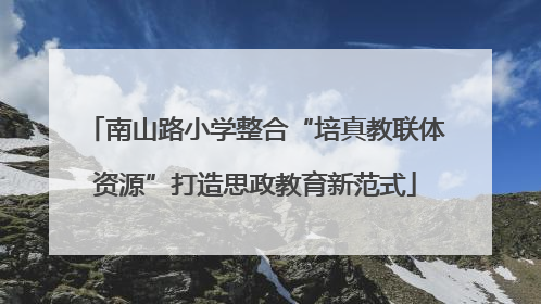 南山路小学整合“培真教联体资源”打造思政教育新范式