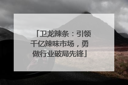卫龙辣条：引领千亿辣味市场，勇做行业破局先锋