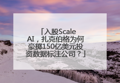 入股Scale AI，扎克伯格为何豪掷150亿美元投资数据标注公司？