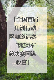 全国首届三角洲行动网咖邀请赛“熊族杯”总决赛圆满收官