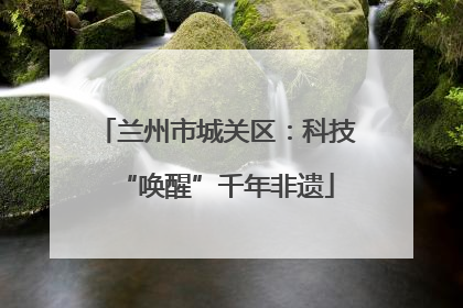 兰州市城关区：科技“唤醒”千年非遗