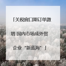 关税窗口期订单激增 国内市场成外贸企业“新蓝海”