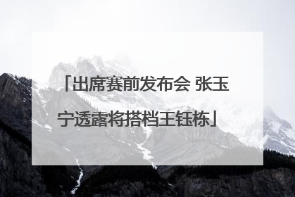 出席赛前发布会 张玉宁透露将搭档王钰栋