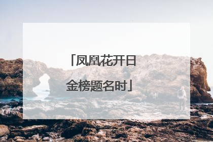 凤凰花开日 金榜题名时