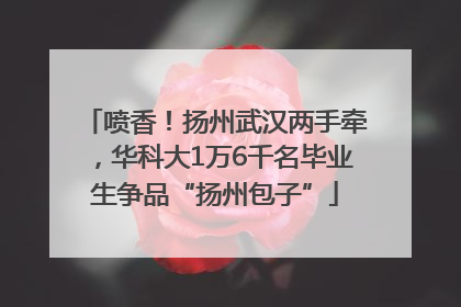 喷香！扬州武汉两手牵，华科大1万6千名毕业生争品“扬州包子”
