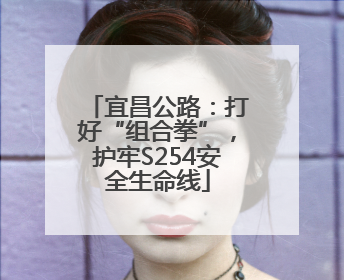 宜昌公路：打好“组合拳”，护牢S254安全生命线