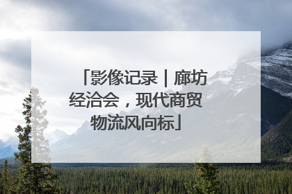 影像记录｜廊坊经洽会，现代商贸物流风向标