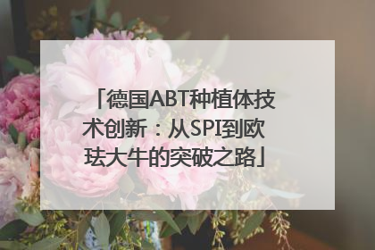 德国ABT种植体技术创新：从SPI到欧珐大牛的突破之路