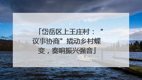 岱岳区上王庄村：“议事协商”撬动乡村蝶变，奏响振兴强音