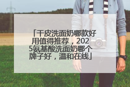干皮洗面奶哪款好用值得推荐，2025氨基酸洗面奶哪个牌子好，温和在线
