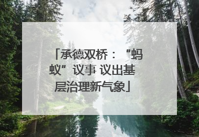 承德双桥：“蚂蚁”议事 议出基层治理新气象