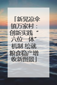 新晃凉伞镇万家村：创新实践“六位一体”机制 绘就粮食稳产增收新图景