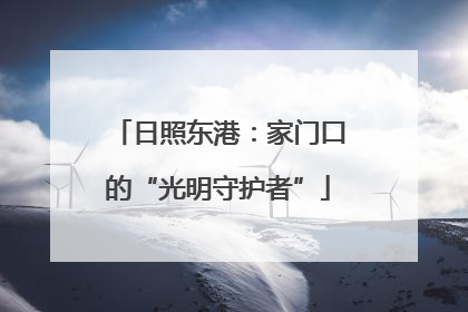 日照东港：家门口的“光明守护者”