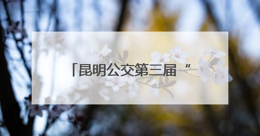 昆明公交第三届“六一”活动快乐多