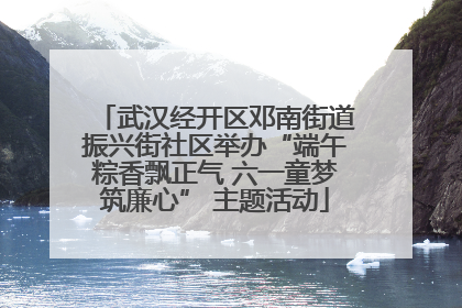 武汉经开区邓南街道振兴街社区举办“端午粽香飘正气 六一童梦筑廉心” 主题活动