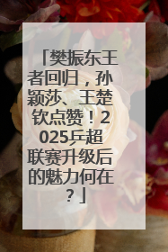 樊振东王者回归，孙颖莎、王楚钦点赞！2025乒超联赛升级后的魅力何在？