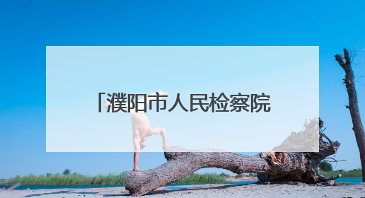 濮阳市人民检察院：擎法治文明之炬 谱检察为民新篇