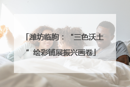 潍坊临朐：“三色沃土”绘彩铺展振兴画卷