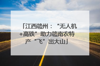 江西赣州：“无人机+高铁”助力赣南农特产“飞”出大山