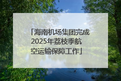海南机场集团完成2025年荔枝季航空运输保障工作