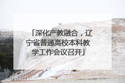 深化产教融合，辽宁省普通高校本科教学工作会议召开