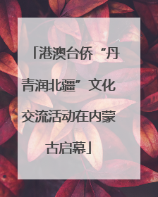 港澳台侨“丹青润北疆”文化交流活动在内蒙古启幕