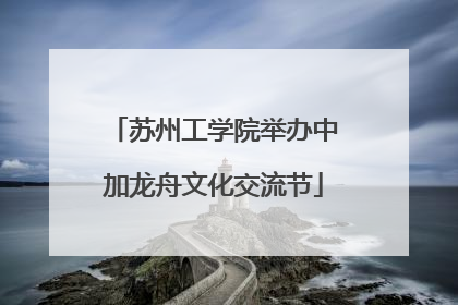 苏州工学院举办中加龙舟文化交流节
