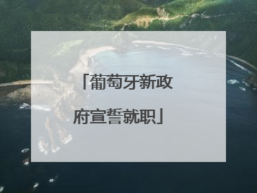 葡萄牙新政府宣誓就职