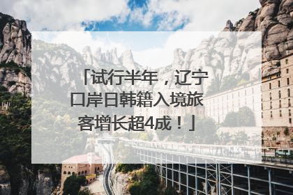 试行半年，辽宁口岸日韩籍入境旅客增长超4成！