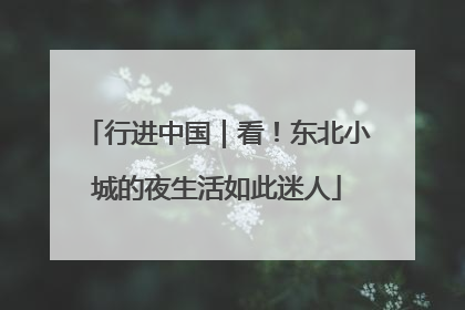 行进中国｜看！东北小城的夜生活如此迷人
