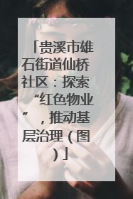 贵溪市雄石街道仙桥社区：探索“红色物业”，推动基层治理（图）