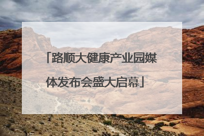 路顺大健康产业园媒体发布会盛大启幕