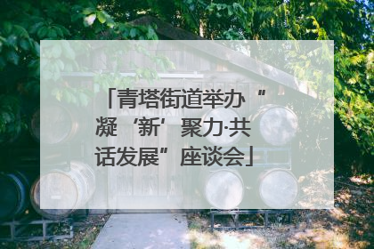 青塔街道举办“凝‘新’聚力·共话发展”座谈会