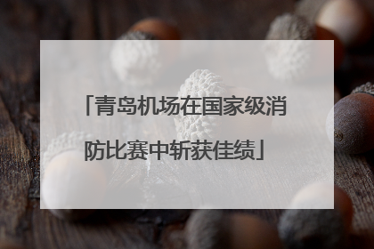 青岛机场在国家级消防比赛中斩获佳绩