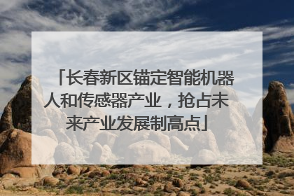 长春新区锚定智能机器人和传感器产业，抢占未来产业发展制高点